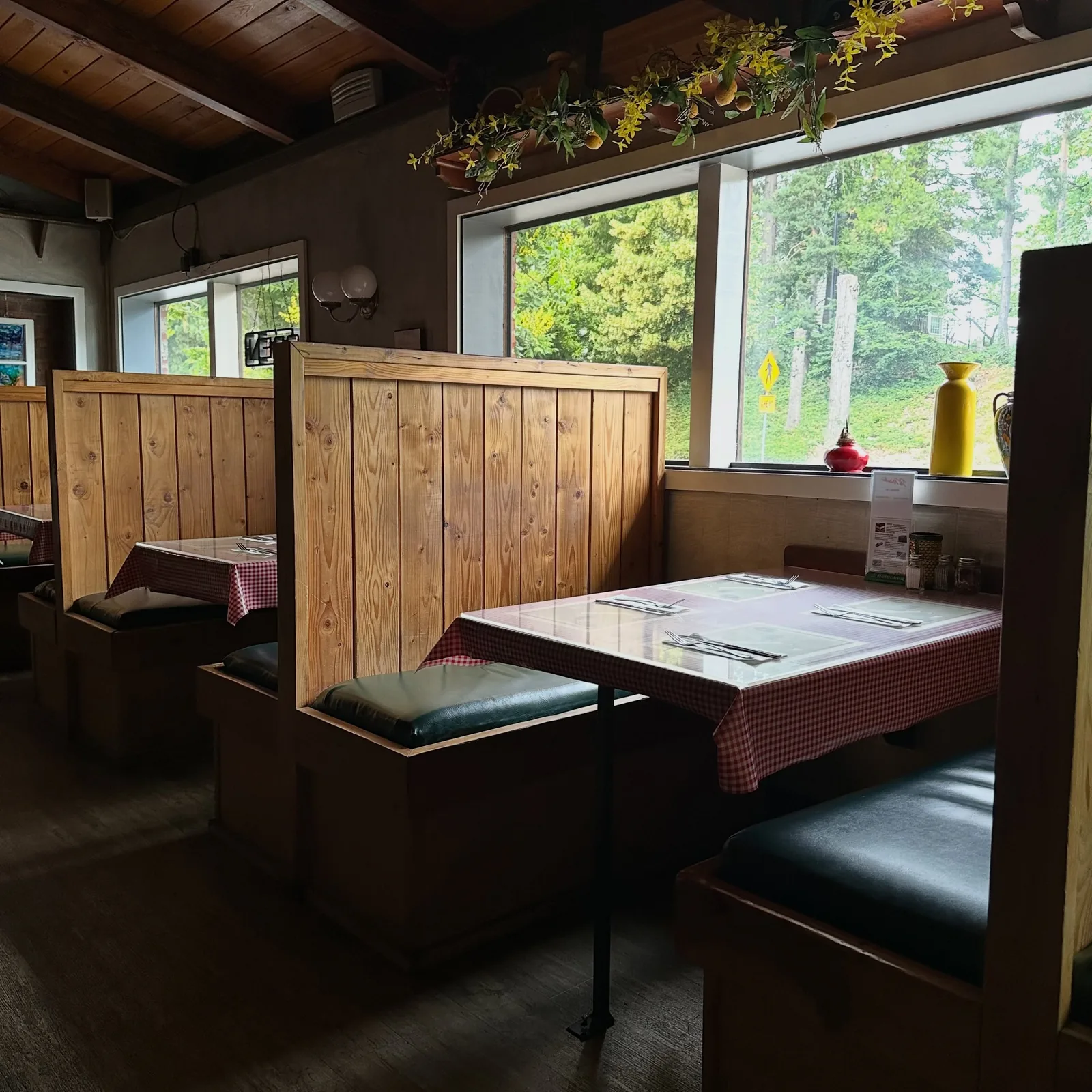 Private banquet seating at DeNicola's in Portland