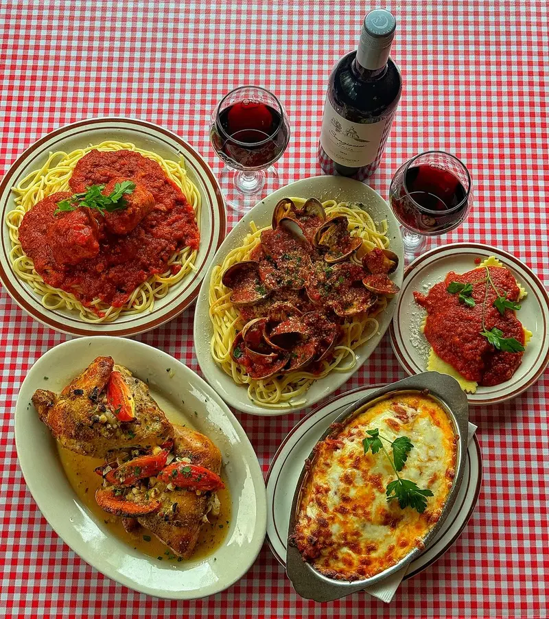 Authentic Italian dish at DeNicola's in Portland