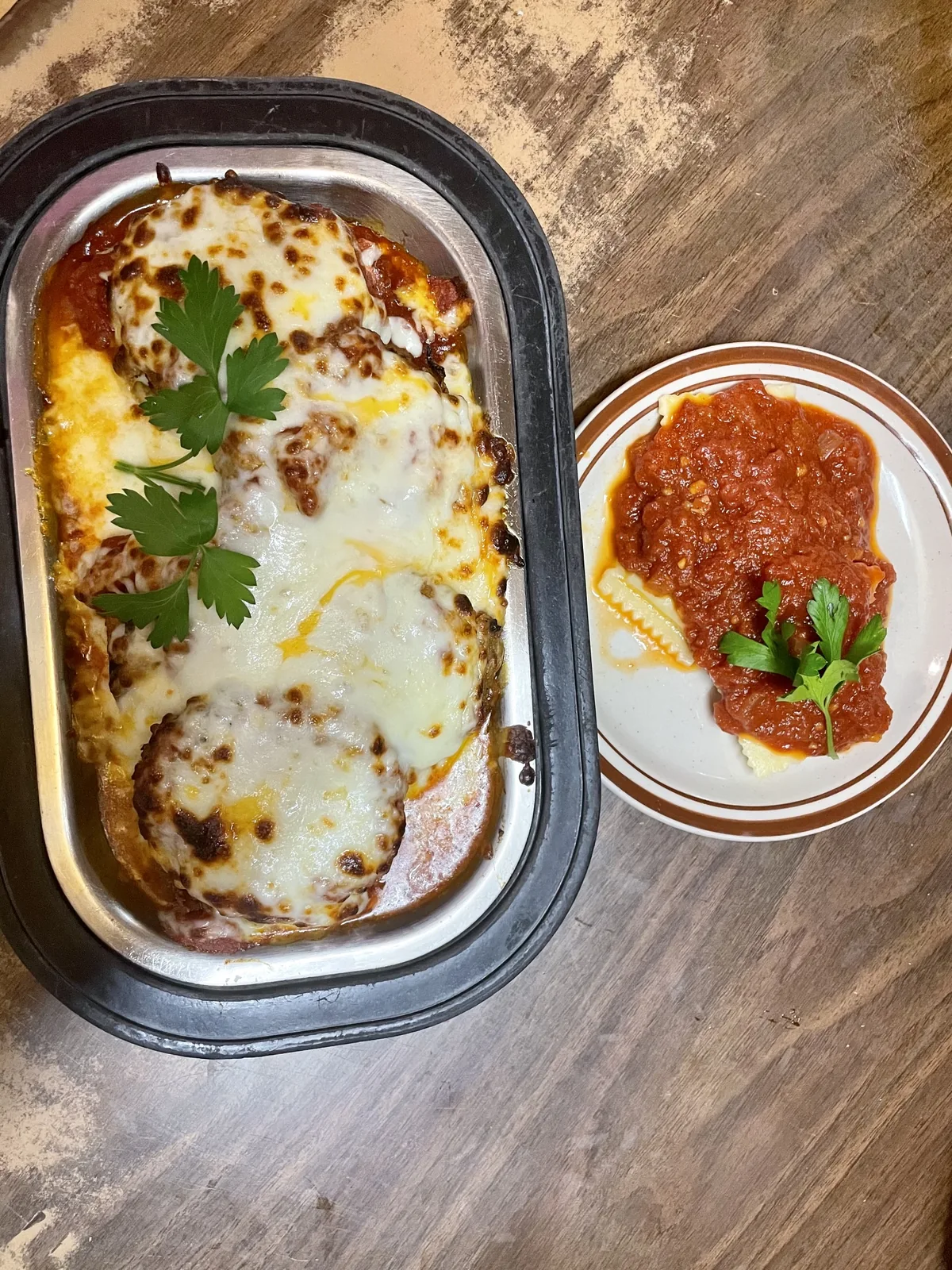 Authentic Italian dish at DeNicola's in Portland