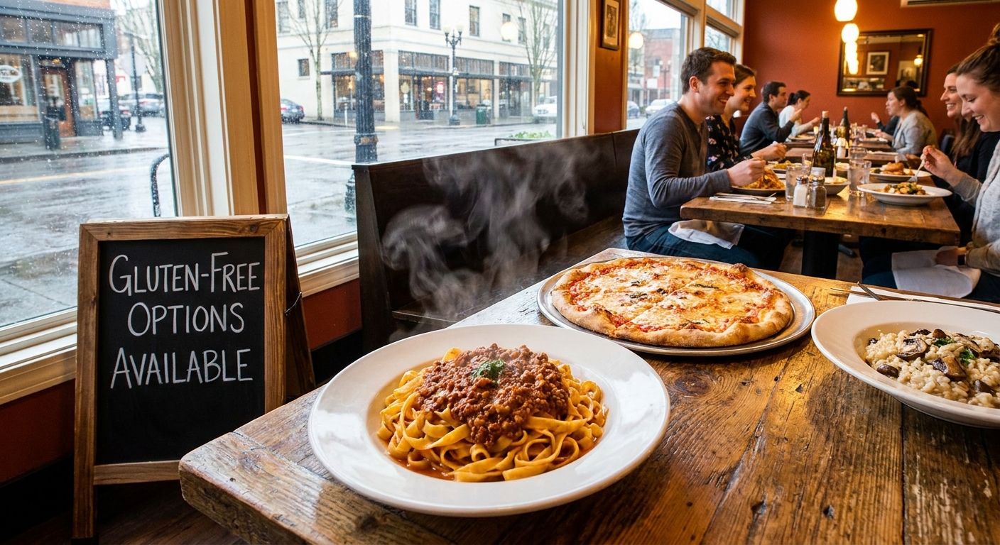 Can You Get Classic Italian Dishes and Gluten-Free Pasta in Portland?
