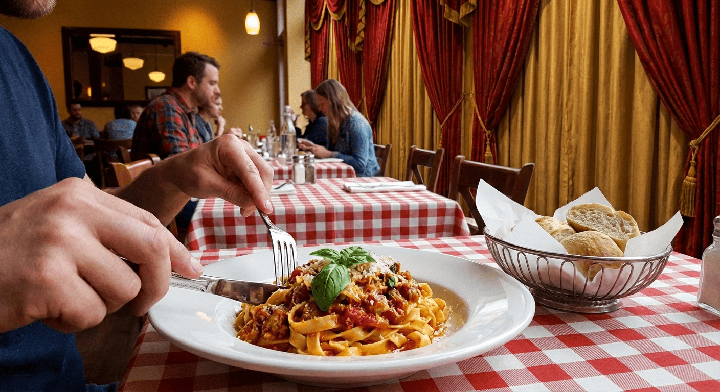 Gluten-free Italian dining experience in Portland with delicious pasta and pizza